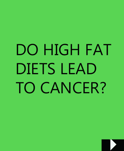 Health Talk: Do Hight Fat Diets Lead to Cancer?
