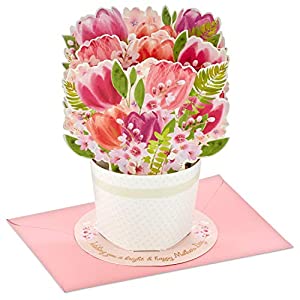 Hallmark Paper Wonder Pop Up   Mothers Day Card (Bouquet of Tulips)