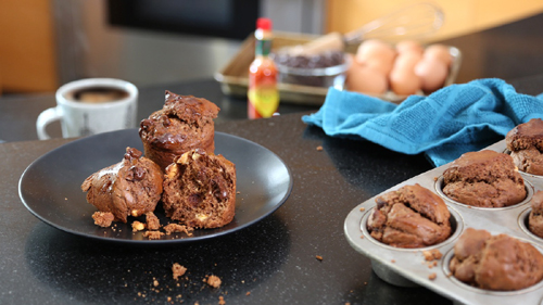 Spiced Chocolate Muffins