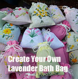 Create Your Own Lavender Bath Bag