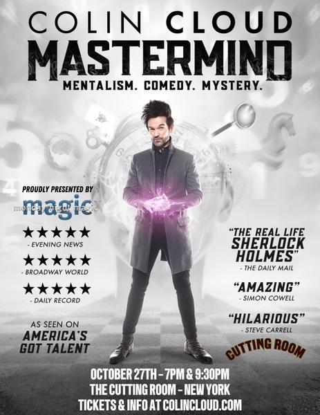 Get Tickets For Colin Cloud: Mastermind