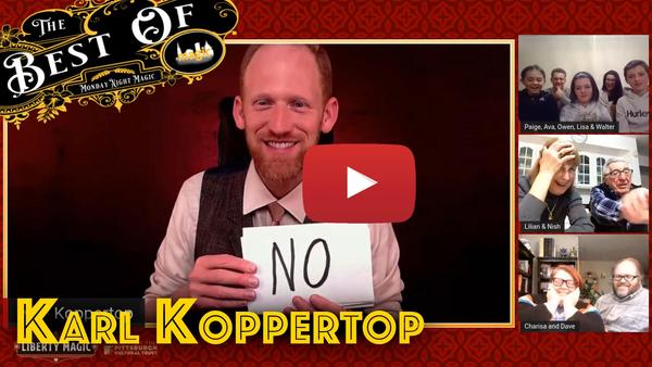 Karl Koppertop, the Entertainment Artist