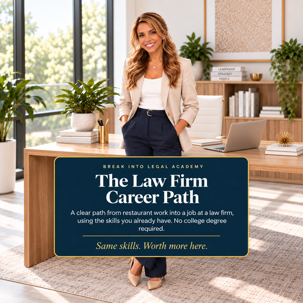 Free law firm career path guide cover