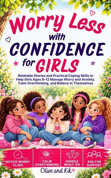 Worry Less with Confidence for Girls book cover