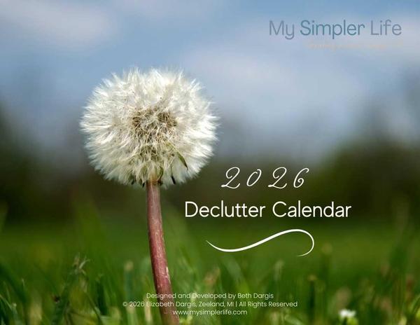 Declutter Calendar