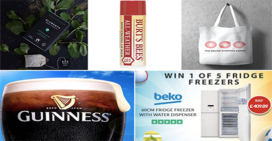 Free Mint Tea Bags, Cotton Tote Bag, Burts Bees Lip Balm & More