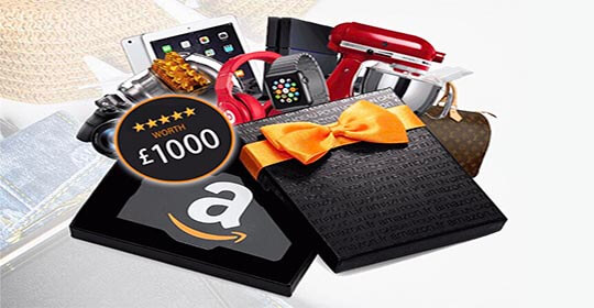 Win an Amazon gift card worth £1,000