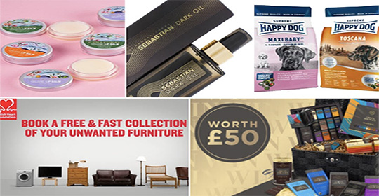 Free Sebastian Hair Oil, Lip Balm, Dog and Puppy Food & More