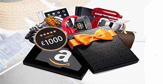 Win an Amazon gift card worth £1,000