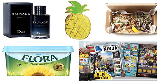 Free Dior Sauvage Perfume, Flora Margarine, Pineapple Pin Badges & More