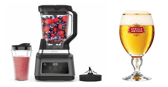 Free Ninja Blender and Free Stella Artois Pint
