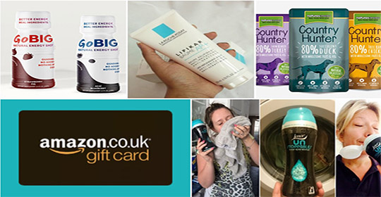 Free Zoflora Fresh Home Disinfectant, Dog Food, Go Big Natural Energy Drink & More