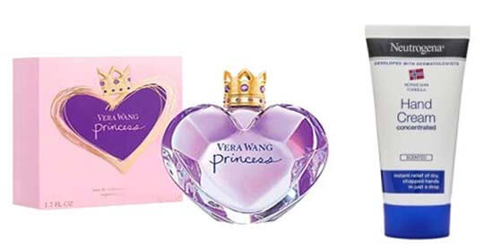 Free Vera Wang Perfume and Free Neutrogena Hand Cream