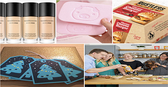 Free bareMinerals Foundation, St Tropez Face Mask, Food Product Testing & More