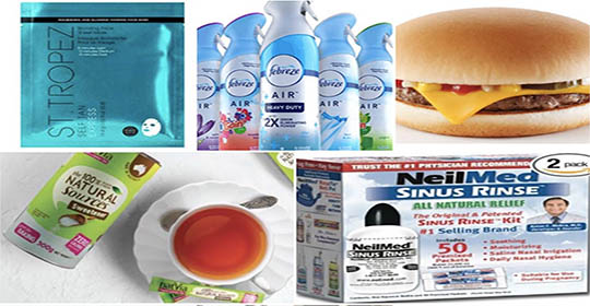 Free St Tropez Face Mask, NeilMed Bottle, McDonalds Cheeseburger & More