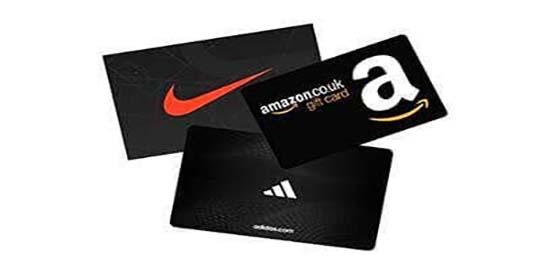 Free Amazon, Nike & Adidas Gift Cards