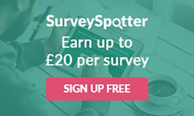 Earn up to £20 per survey in your spare time!