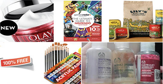 Free Olay Skin Cream, Lilys Kitchen Pet Food, Benicci Acrylic Paint Set & More
