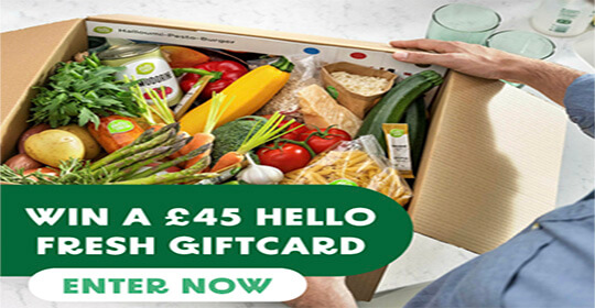 Win a £45 Hello Fresh Gift Card
