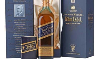 Free Jonnie Walker Blue Label Whisky