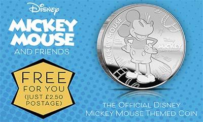 Free Mickey Mouse Disney Coin