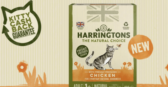 Free Cat Food from Harringtons