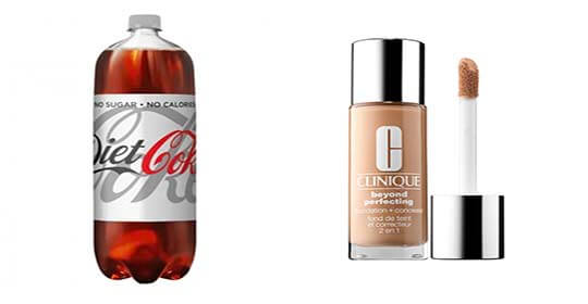 Free Diet Coke Bottle (2 Litres) and Free Clinique Foundation