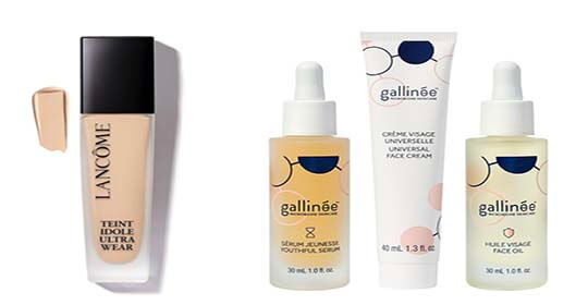 Free Lancôme Foundation and Free Gallinée Beauty Products