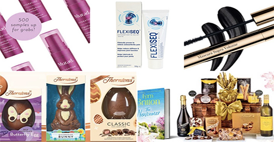 Free Clarins Mascara, Murad Hydration Cream, Pain Relief Gel & More