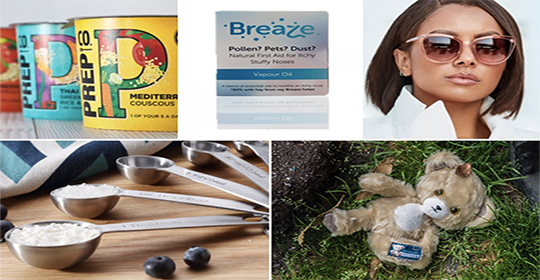 Free PrepCo Food Pots, Breaze Therapeutic Oil, Teddy Bear Labels & More