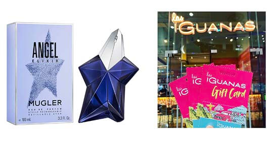 Free Angel Mugler Perfume and Free Las Iguanas Food & Drink (Worth £10) – No Minimum Spend!