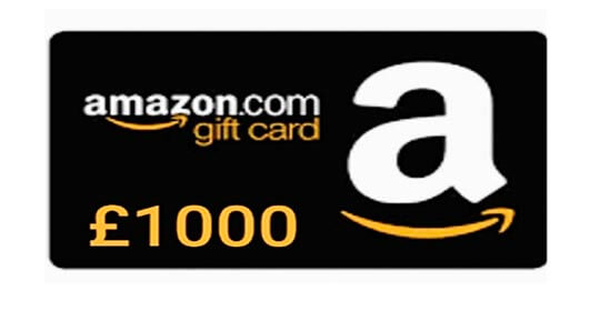 Win Up To £1,000 Amazon Gift Card