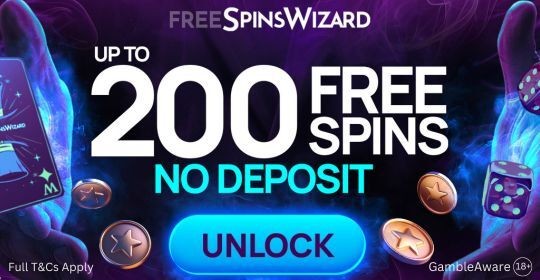 200 Free Spins - No Deposit & No Wagering