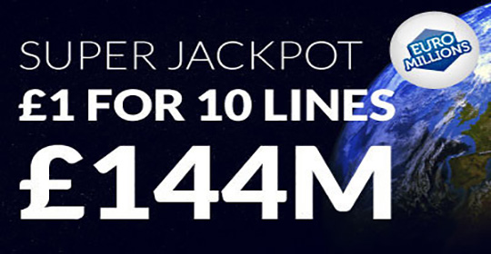 £144M Euromillions Jackpot - 10 Tickets for £1
