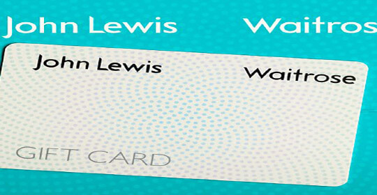 Win £1,000 John Lewis Vouchers