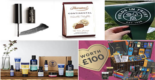 Free Mascara, Bag of Thorntons Chocolates, Bunting and Posters Pack & More