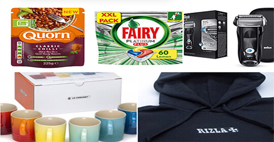 Free Braun Electric Shaver, Boots Products, Quorn Chilli Pouch & More