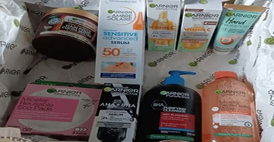 Free Garnier Beauty Products