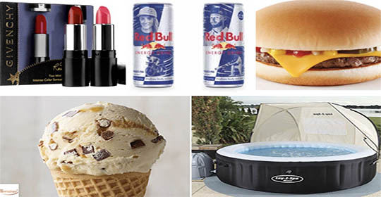 Free Givenchy Mini Le Rouge Lipstick, Red Bull Cans, McDonald’s Cheeseburger & More