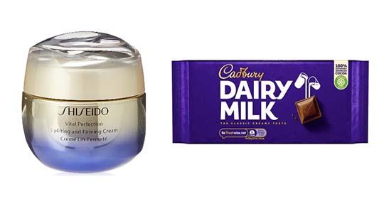 Free Shiseido Anti-Ageing Creams and Free Cadbury Chocolate Bar