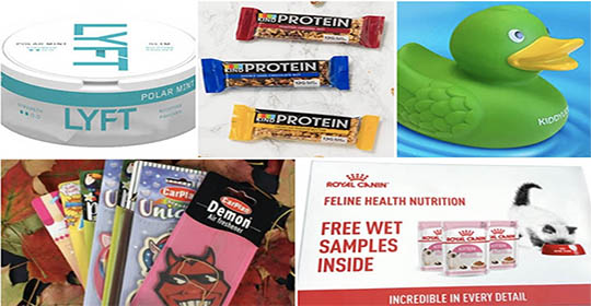 Free Mint Flavoured Pouches, KIND Snack Bars, Rubber Duck & More