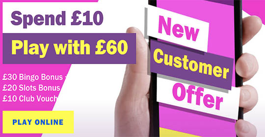 Free £50 Bingo at Mecca Bingo 😀