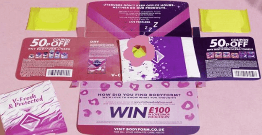 Free Bodyform Pack - 200,000 Available