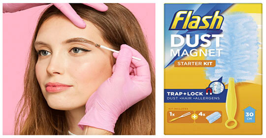 Free Flash Dust Magnet and Free Benefit Brow Tint (Worth £14)