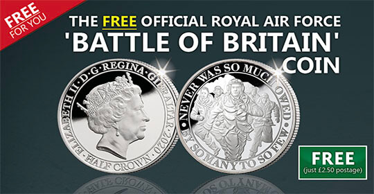 Free Battle of Britain Coin
