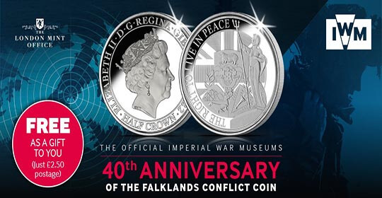 Free Falklands Conflict Coin