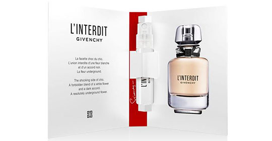 Free Givenchy L’Interdit Perfume