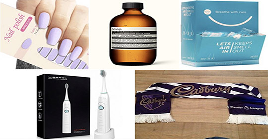 Free Aesop Facial Cleanser, Colourful Nail Set, Electric Toothbrush & More
