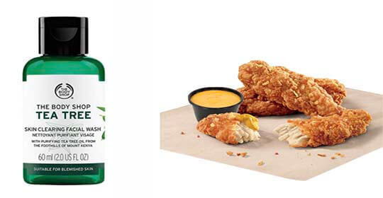 Free Body Shop Products (Worth £5) and Free Taco Bell Chicken Tenders & Dip