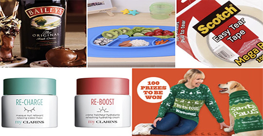 Free Clarins Sleep Mask, Benefit Products, Baby Food Mat & More